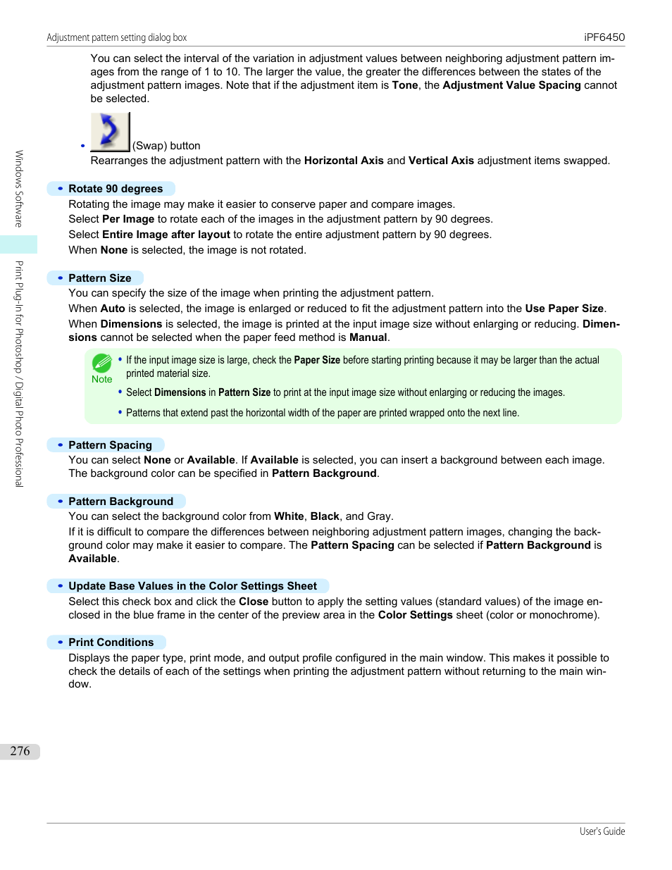 Canon imagePROGRAF iPF6450 User Manual | Page 276 / 1066
