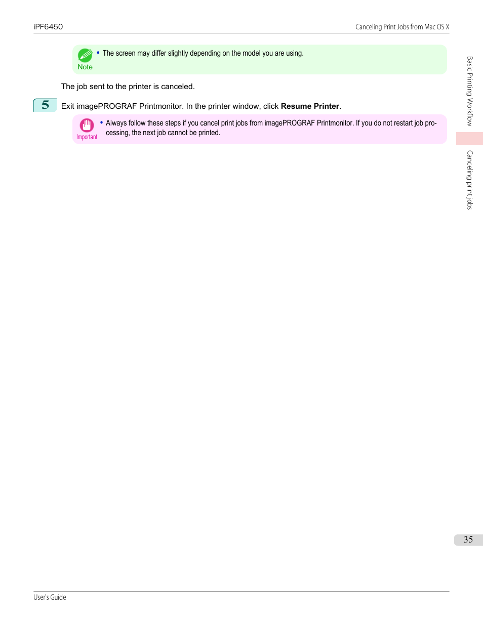 Canon imagePROGRAF iPF6450 User Manual | Page 35 / 1066