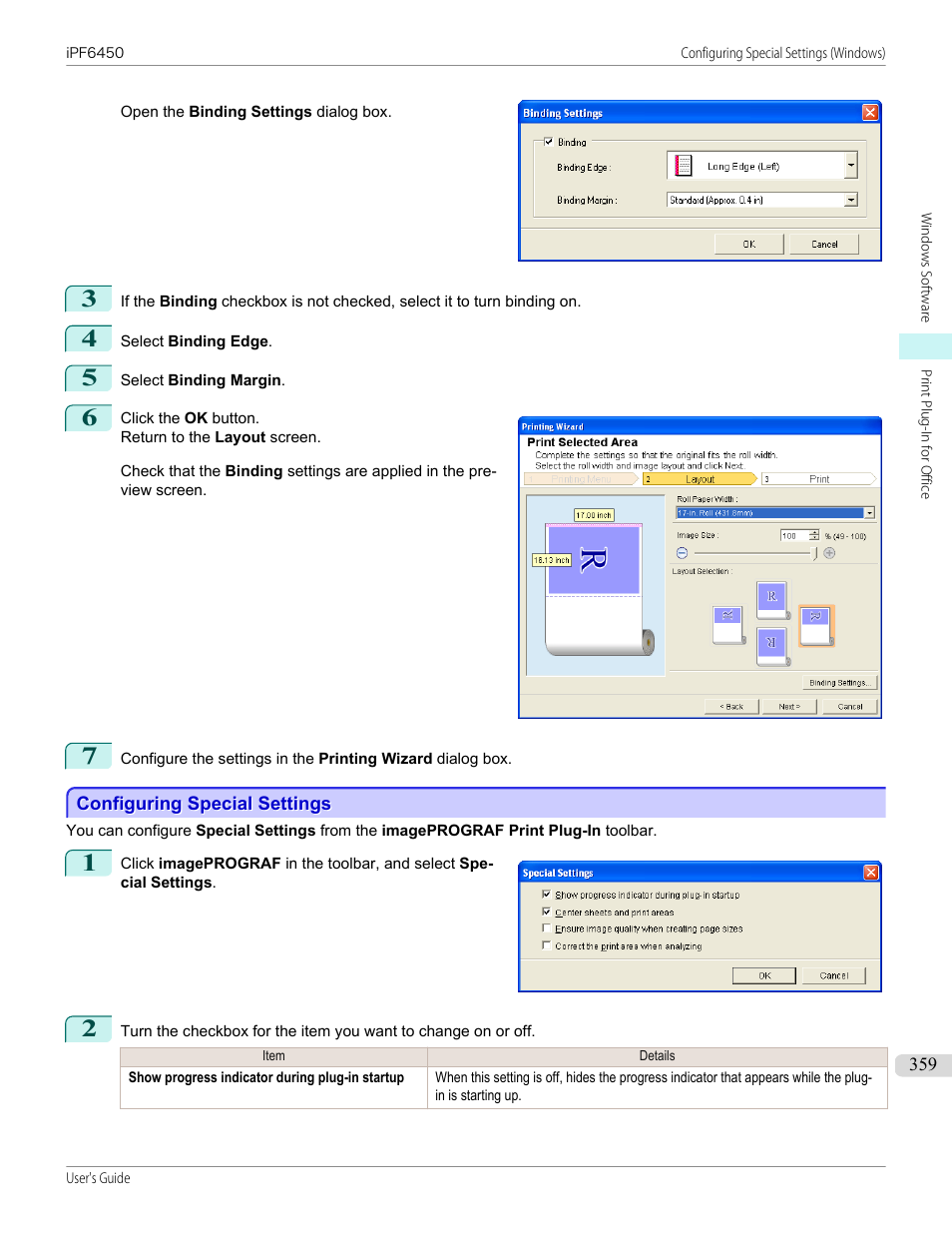 Configuring special settings, P.359 | Canon imagePROGRAF iPF6450 User Manual | Page 359 / 1066