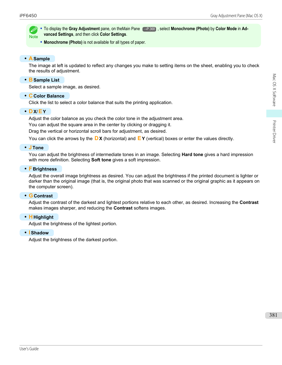 Canon imagePROGRAF iPF6450 User Manual | Page 381 / 1066