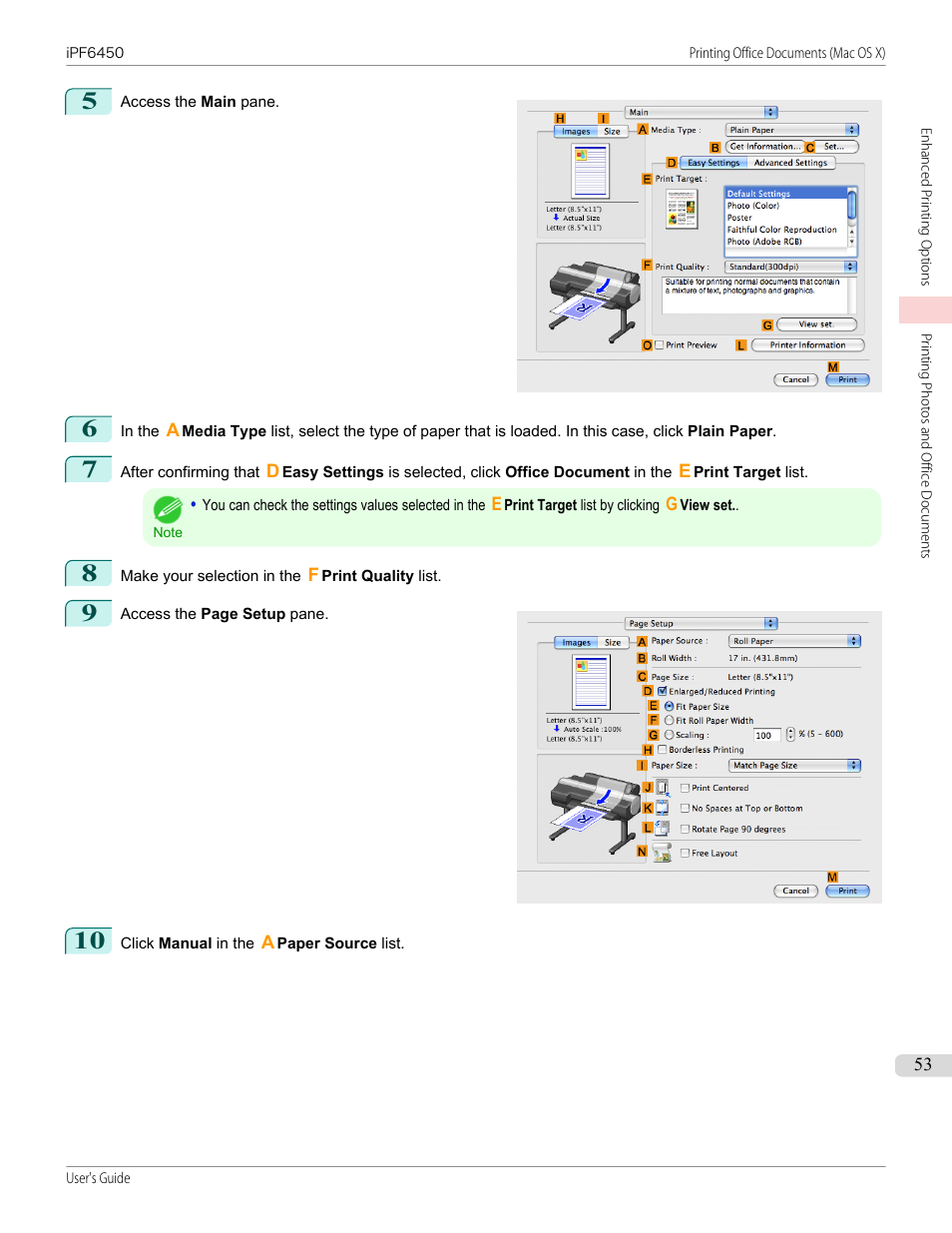 Canon imagePROGRAF iPF6450 User Manual | Page 53 / 1066