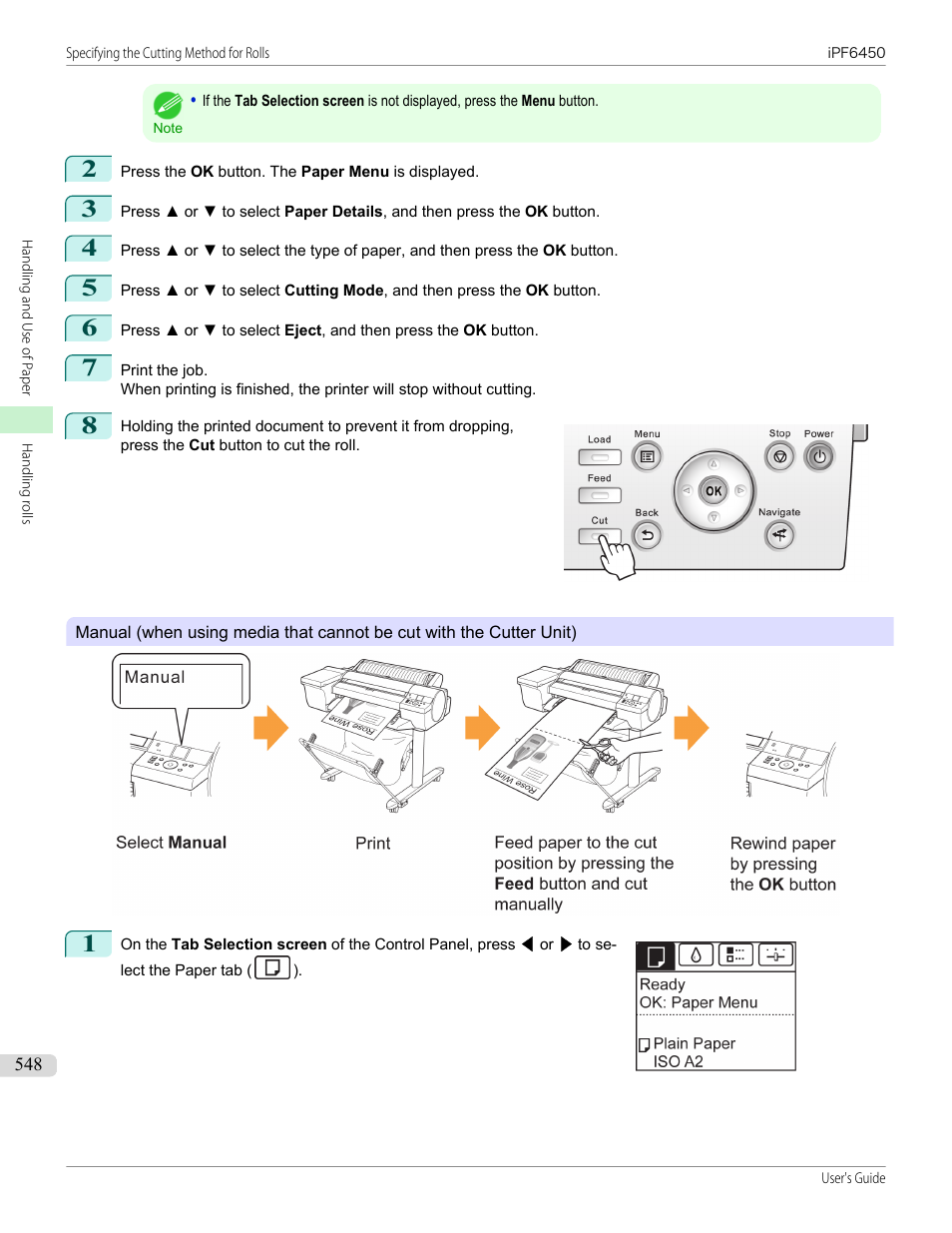 Manual | Canon imagePROGRAF iPF6450 User Manual | Page 548 / 1066