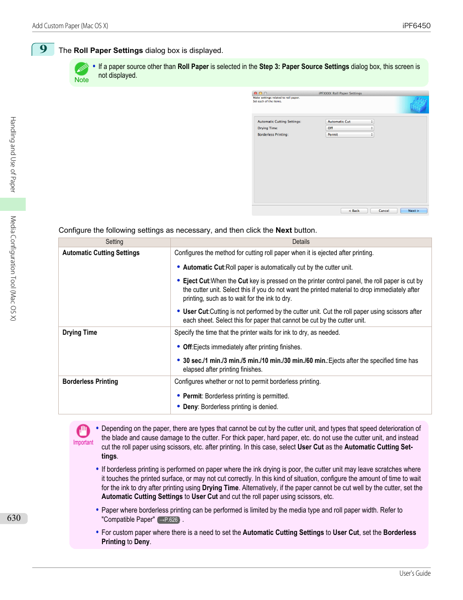 Canon imagePROGRAF iPF6450 User Manual | Page 630 / 1066