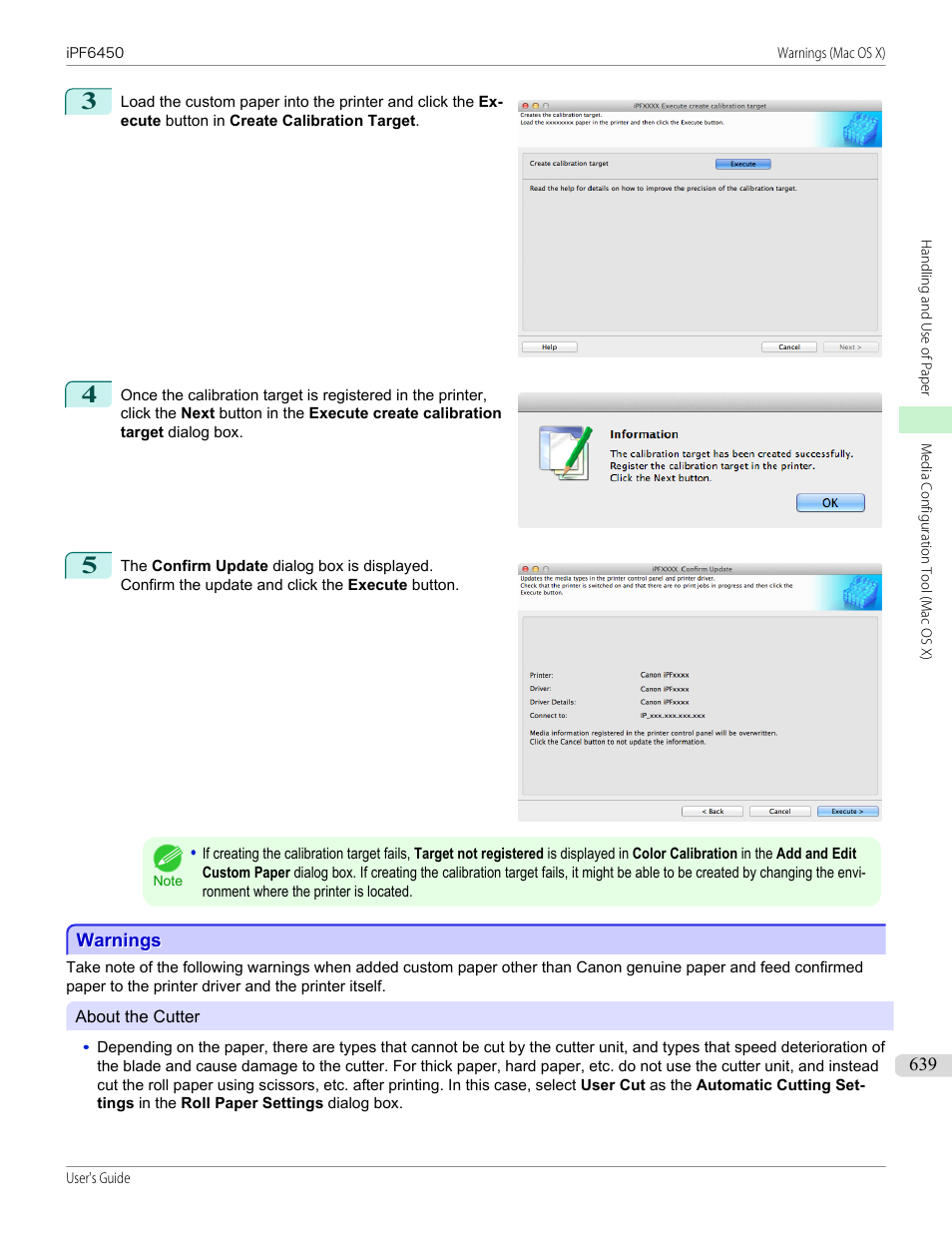 Warnings | Canon imagePROGRAF iPF6450 User Manual | Page 639 / 1066