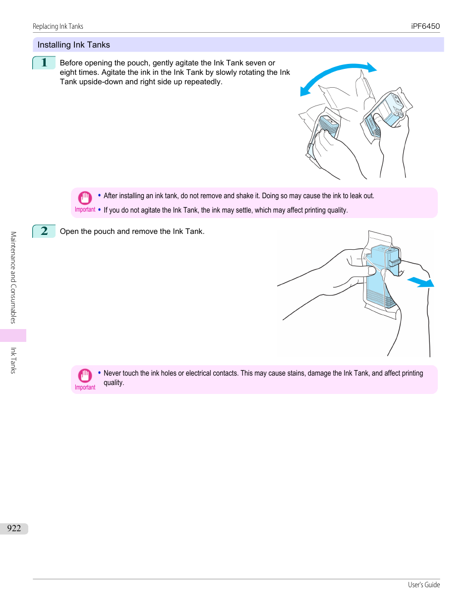 Canon imagePROGRAF iPF6450 User Manual | Page 922 / 1066