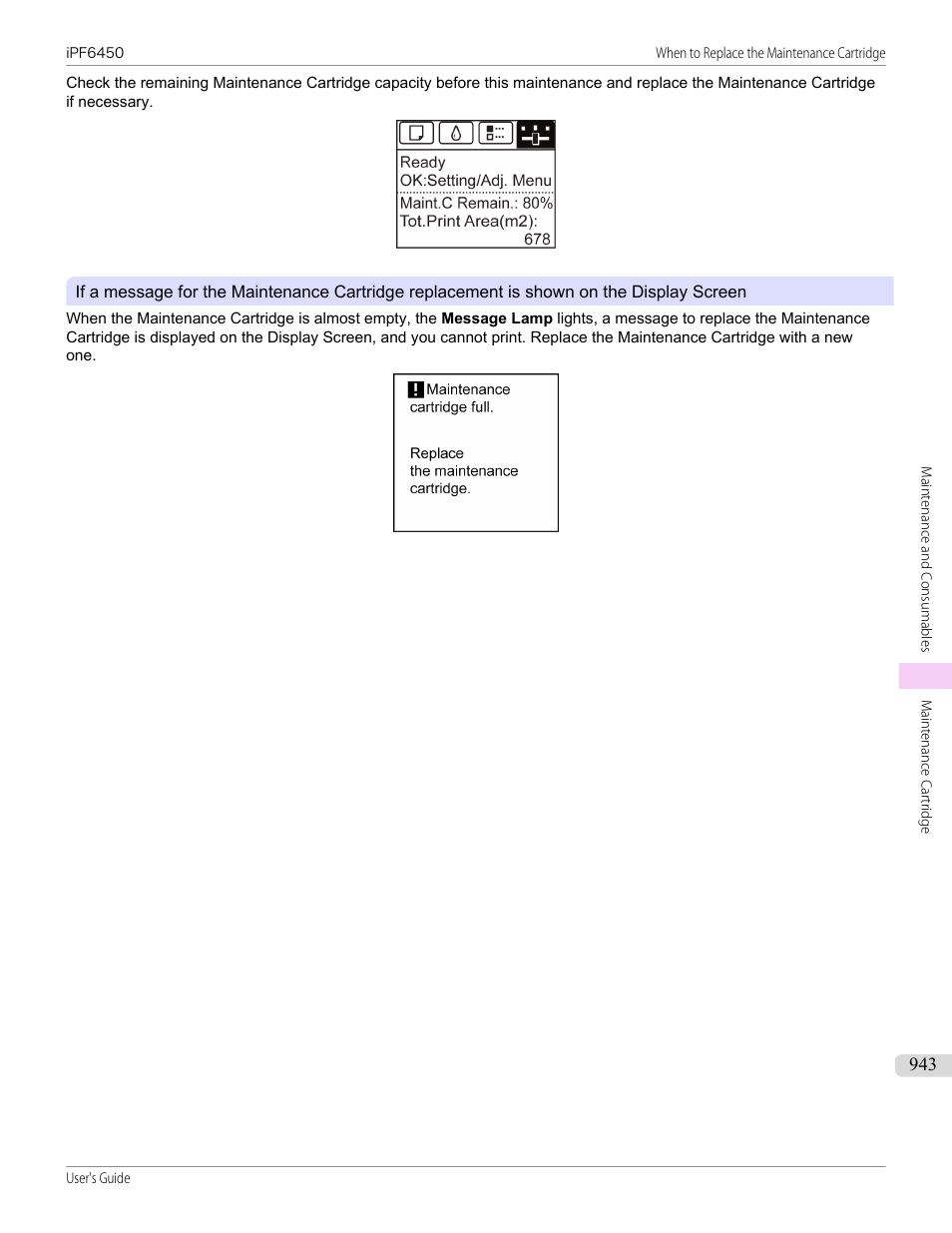 Canon imagePROGRAF iPF6450 User Manual | Page 943 / 1066