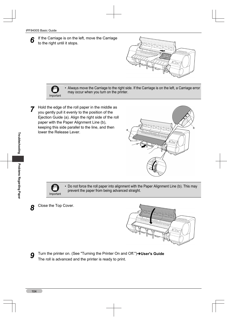 Canon imagePROGRAF iPF8400S User Manual | Page 104 / 160