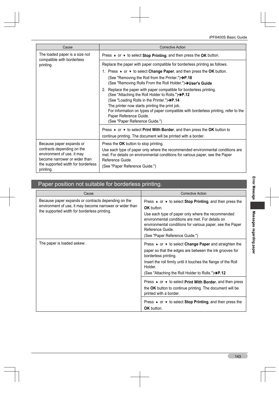 Canon imagePROGRAF iPF8400S User Manual | Page 143 / 160