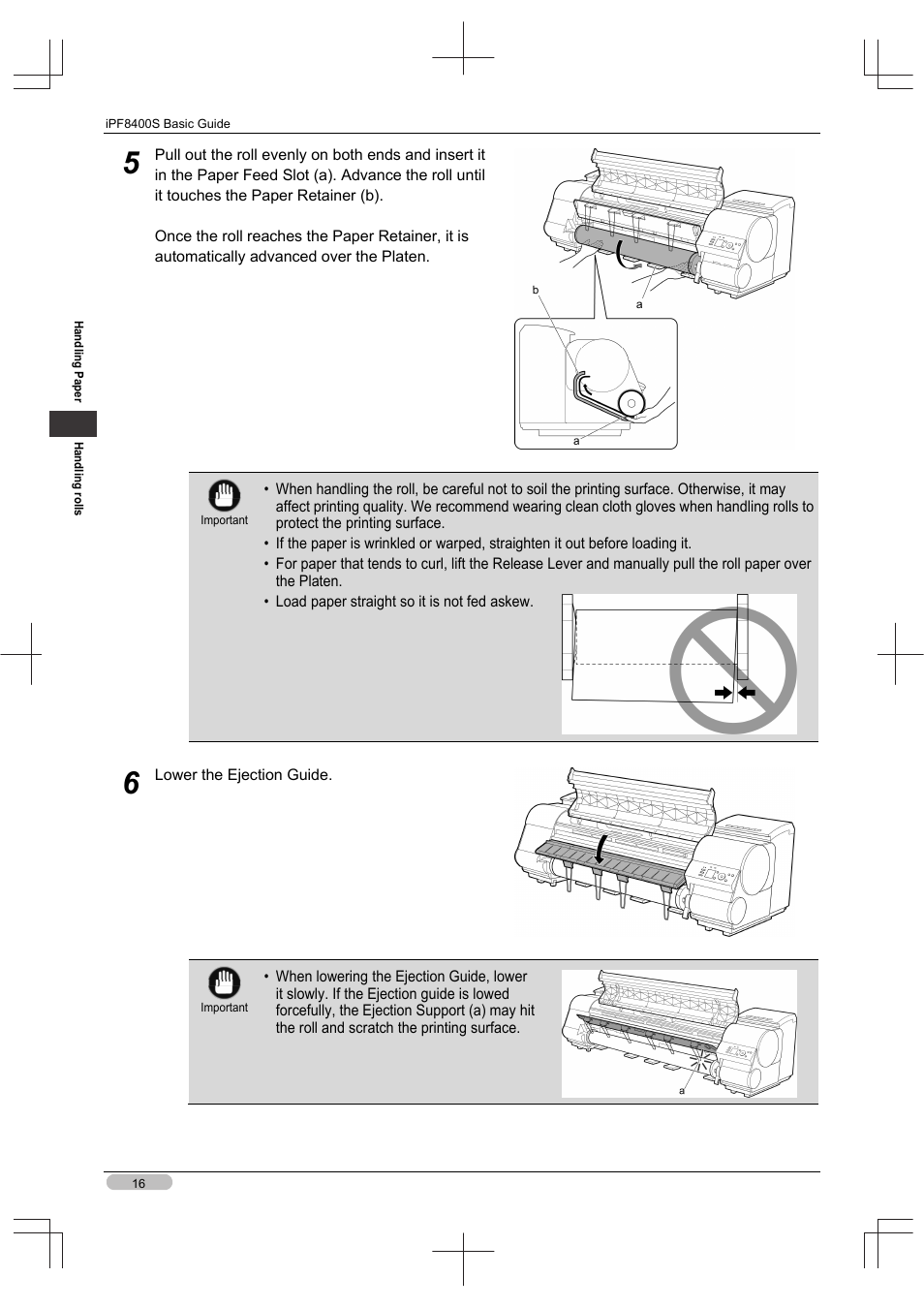 Canon imagePROGRAF iPF8400S User Manual | Page 16 / 160
