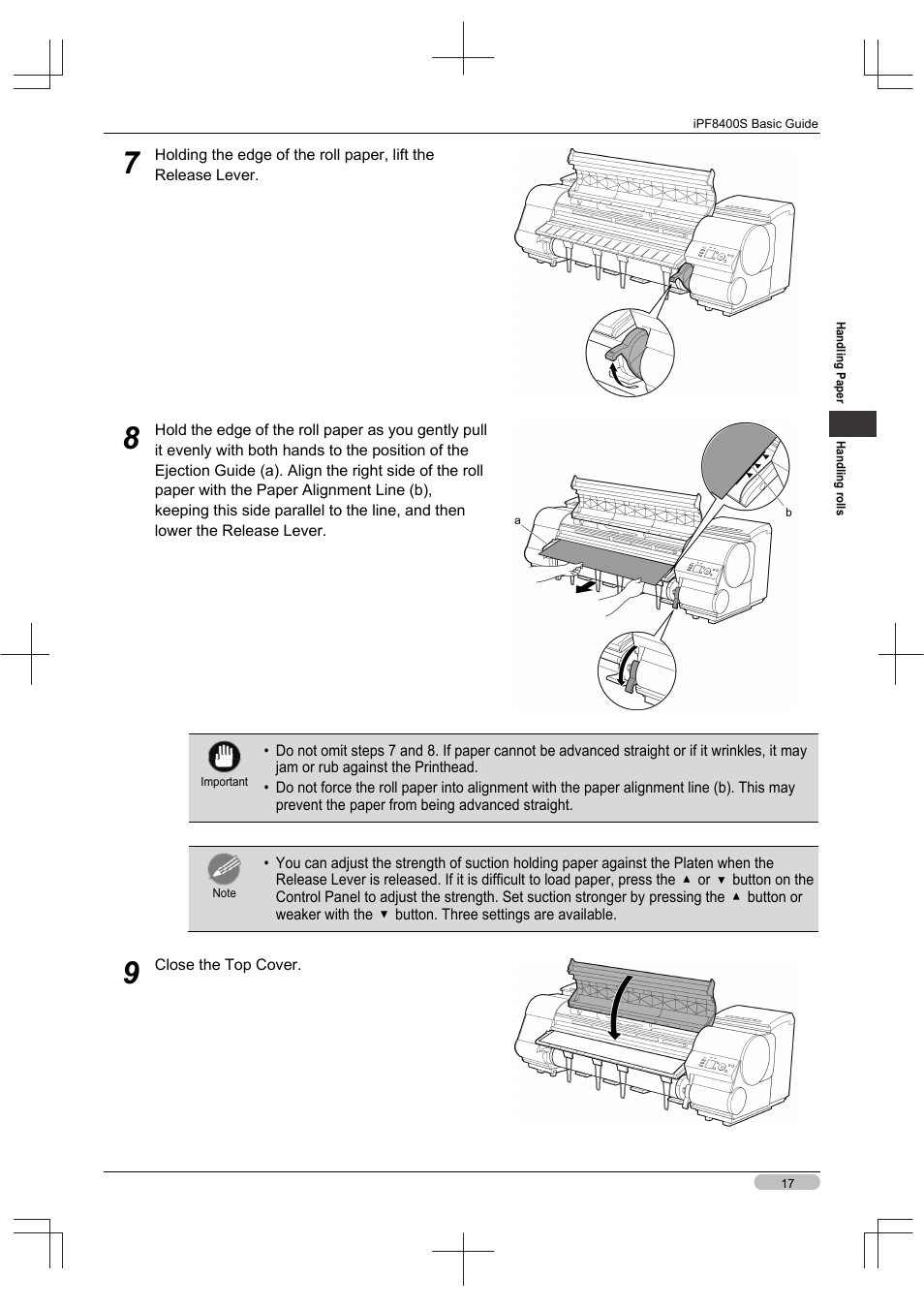 Canon imagePROGRAF iPF8400S User Manual | Page 17 / 160