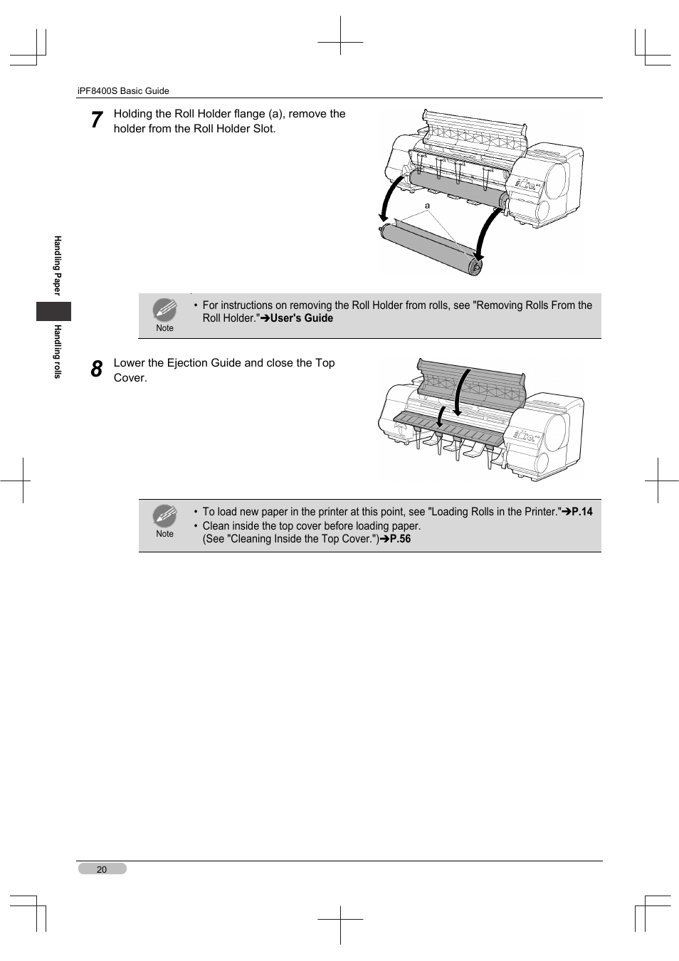 Canon imagePROGRAF iPF8400S User Manual | Page 20 / 160