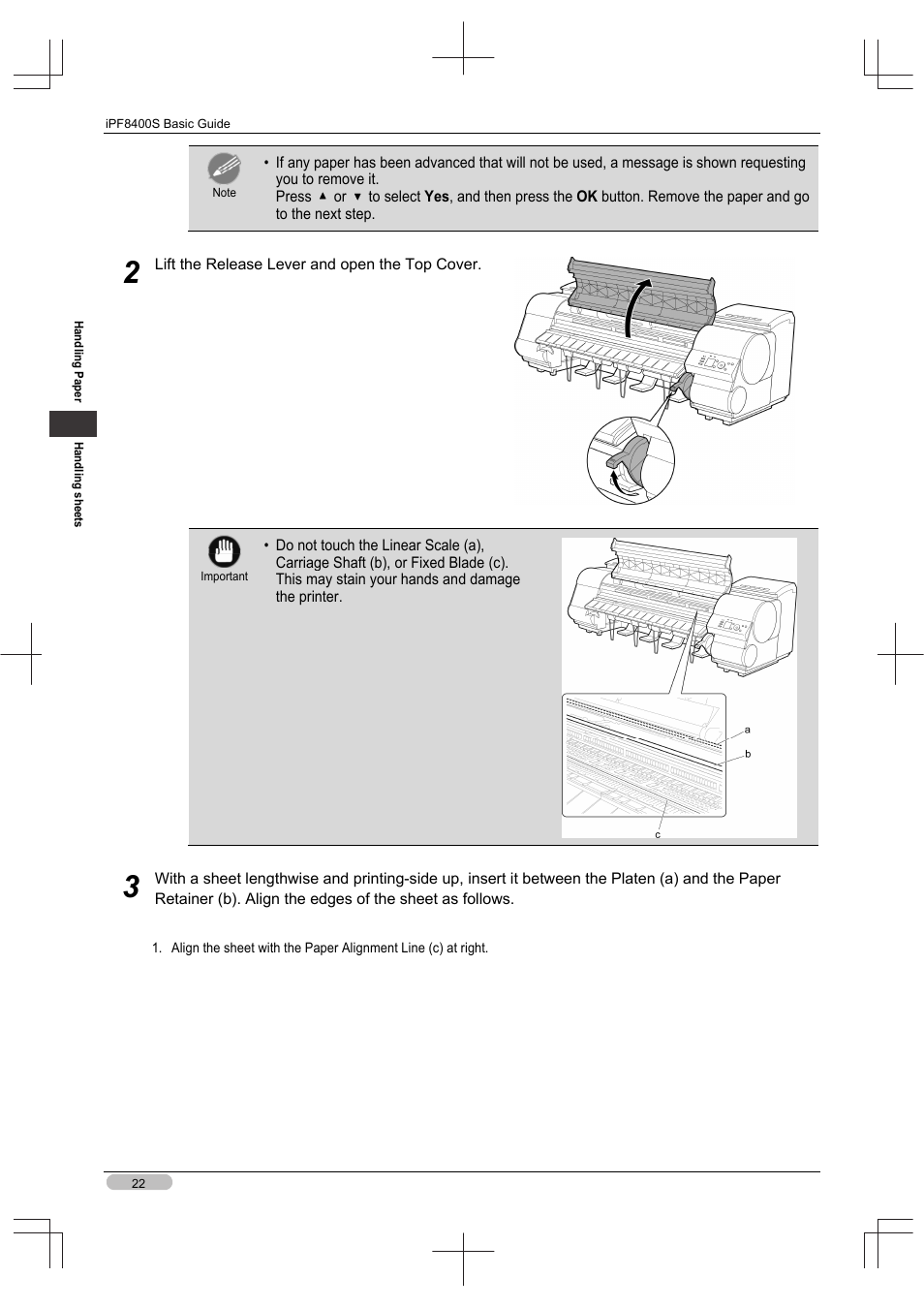 Canon imagePROGRAF iPF8400S User Manual | Page 22 / 160