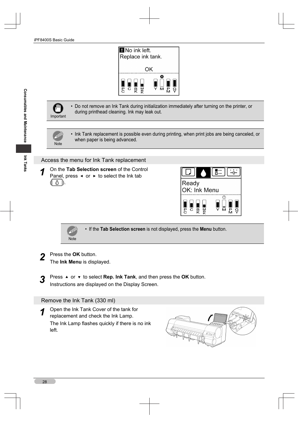 Canon imagePROGRAF iPF8400S User Manual | Page 28 / 160