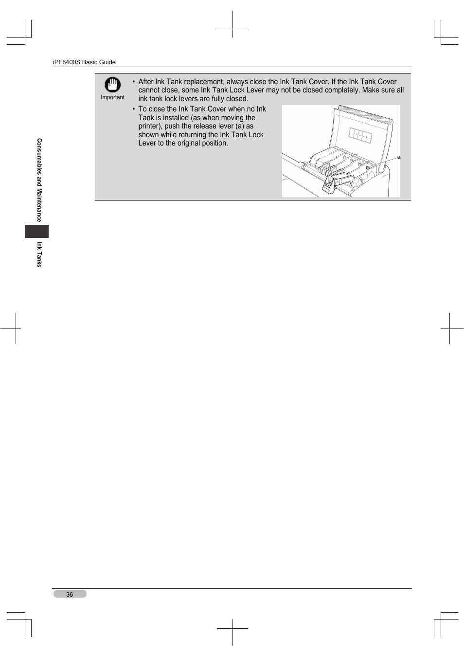 Canon imagePROGRAF iPF8400S User Manual | Page 36 / 160