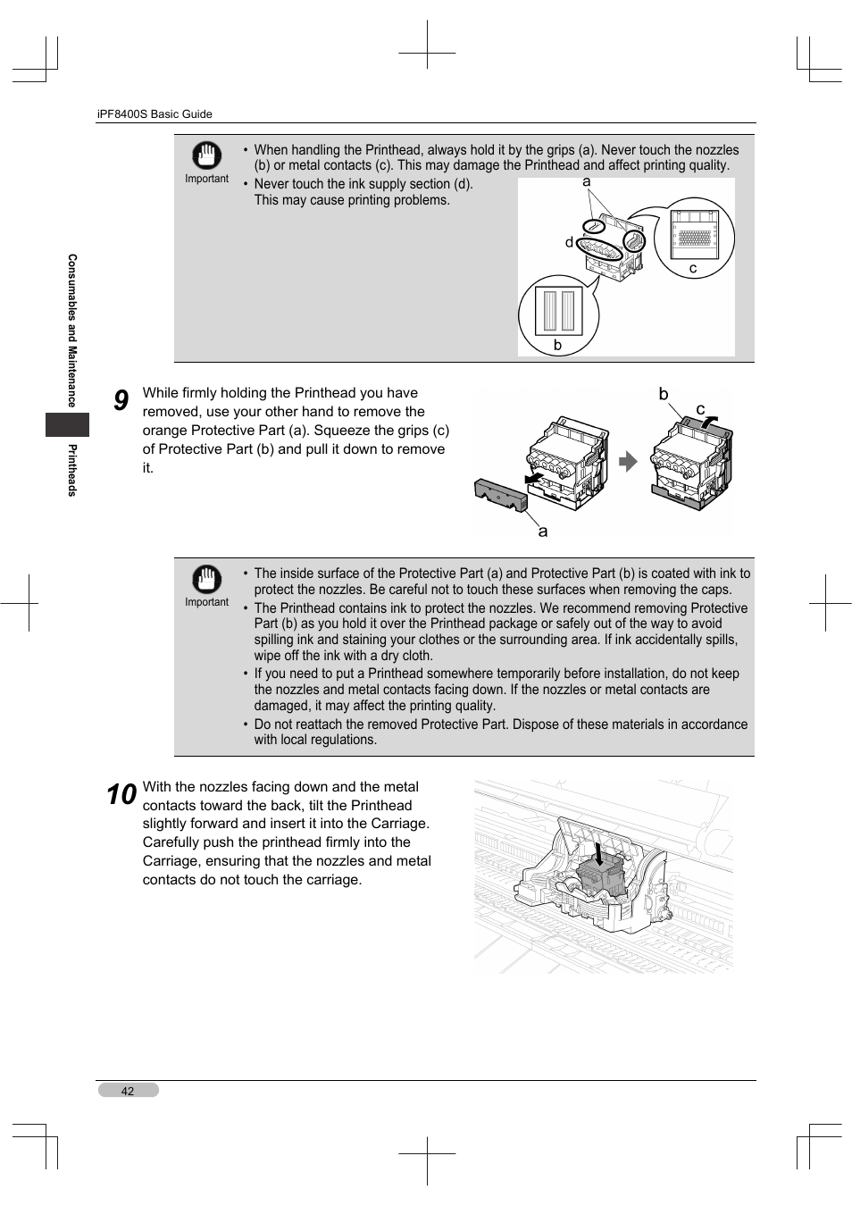 Canon imagePROGRAF iPF8400S User Manual | Page 42 / 160