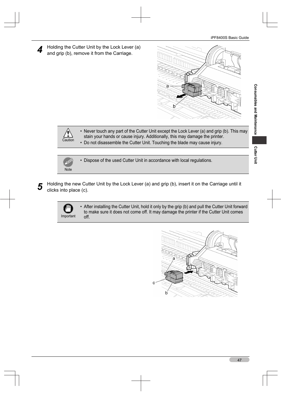 Canon imagePROGRAF iPF8400S User Manual | Page 47 / 160