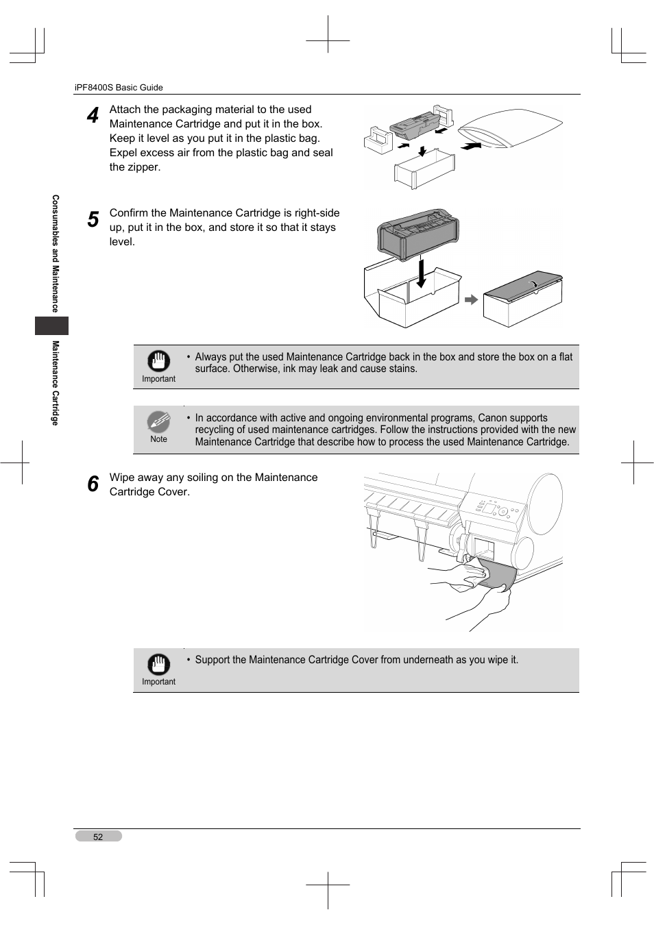 Canon imagePROGRAF iPF8400S User Manual | Page 52 / 160