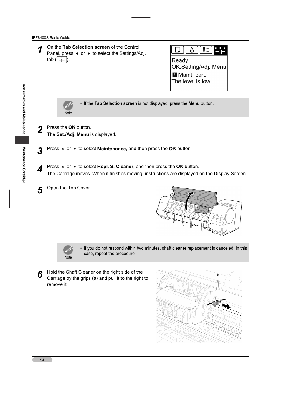 Canon imagePROGRAF iPF8400S User Manual | Page 54 / 160