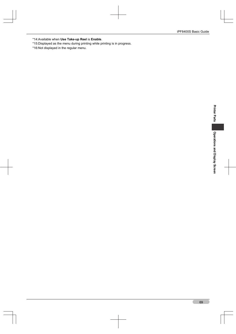 Canon imagePROGRAF iPF8400S User Manual | Page 69 / 160