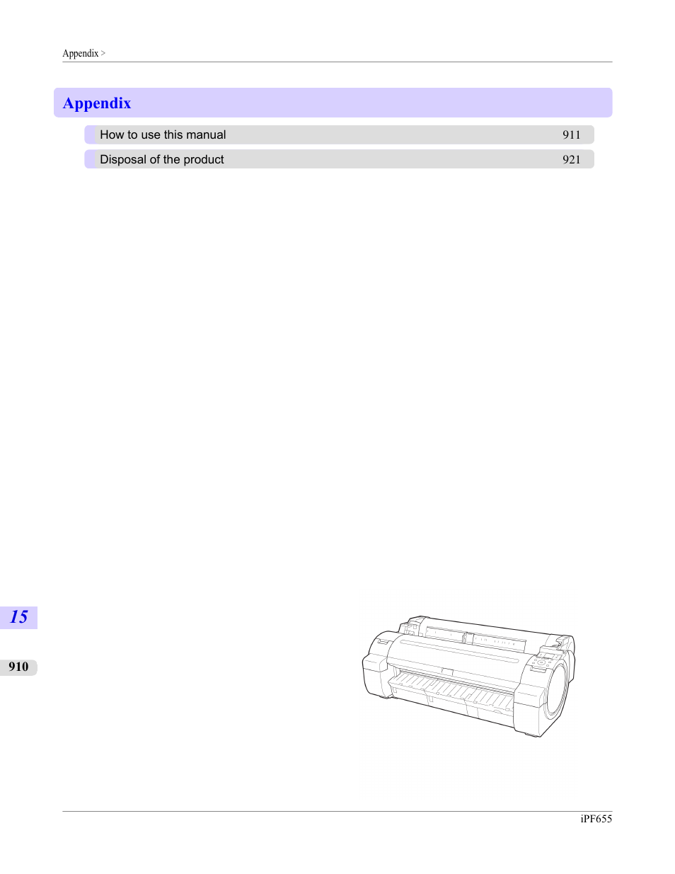 Appendix | Canon imagePROGRAF iPF655 User Manual | Page 926 / 948