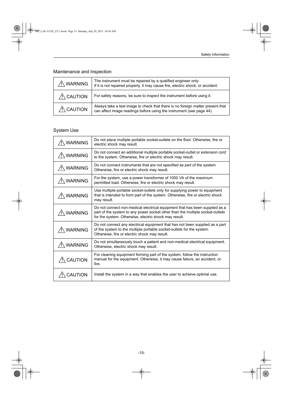 Canon CF-1 User Manual | Page 15 / 64