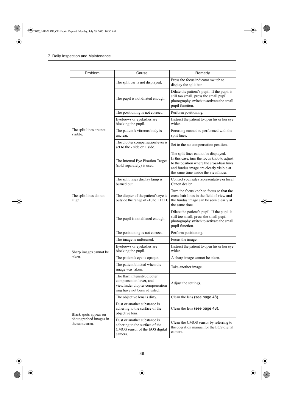 Canon CF-1 User Manual | Page 46 / 64