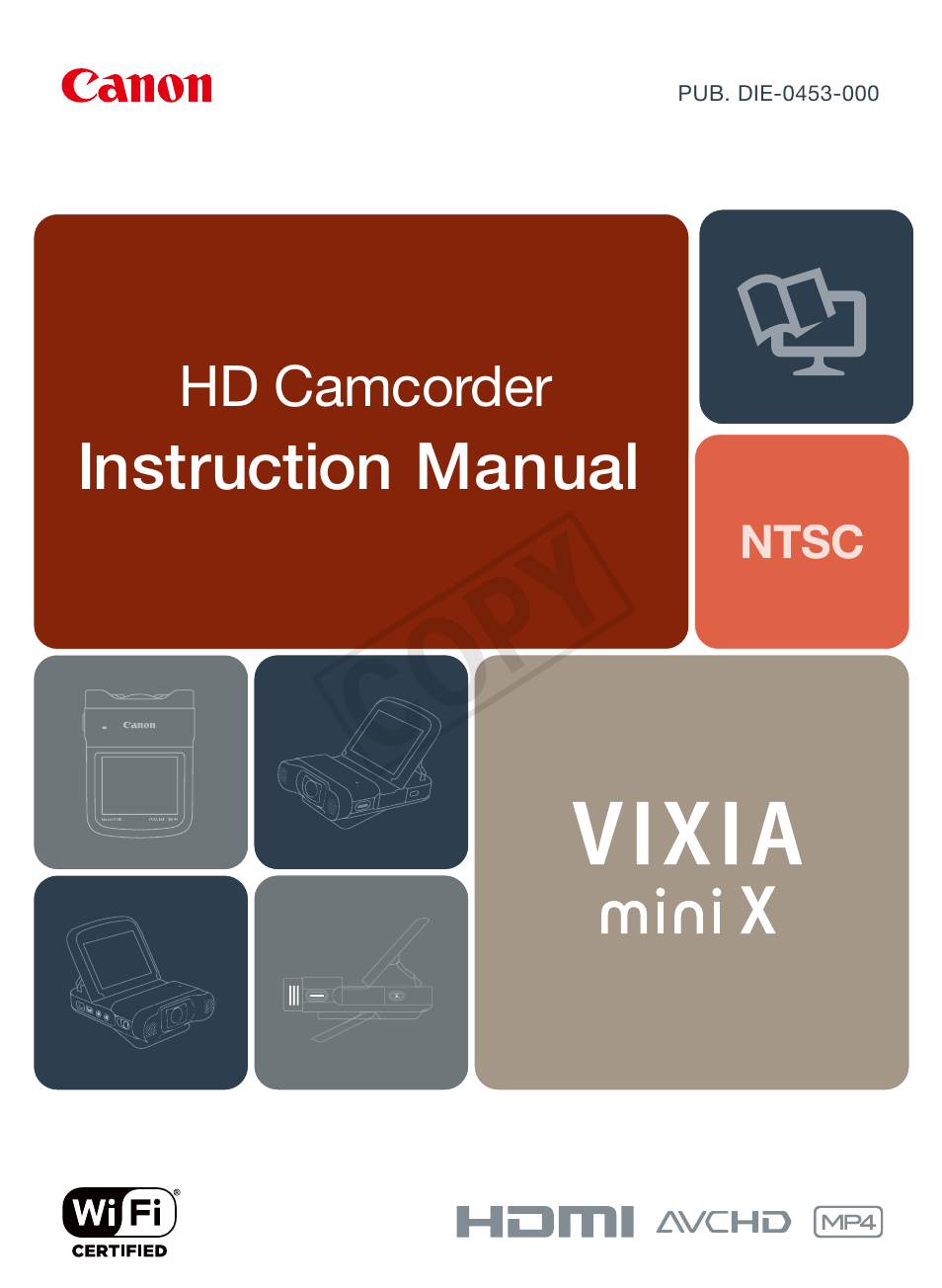 Canon VIXIA mini X User Manual | 310 pages