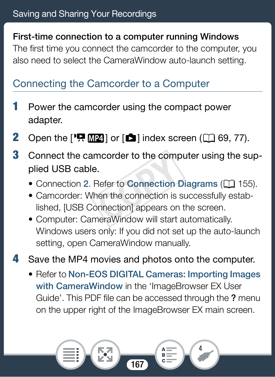 Cop y | Canon VIXIA mini X User Manual | Page 167 / 310