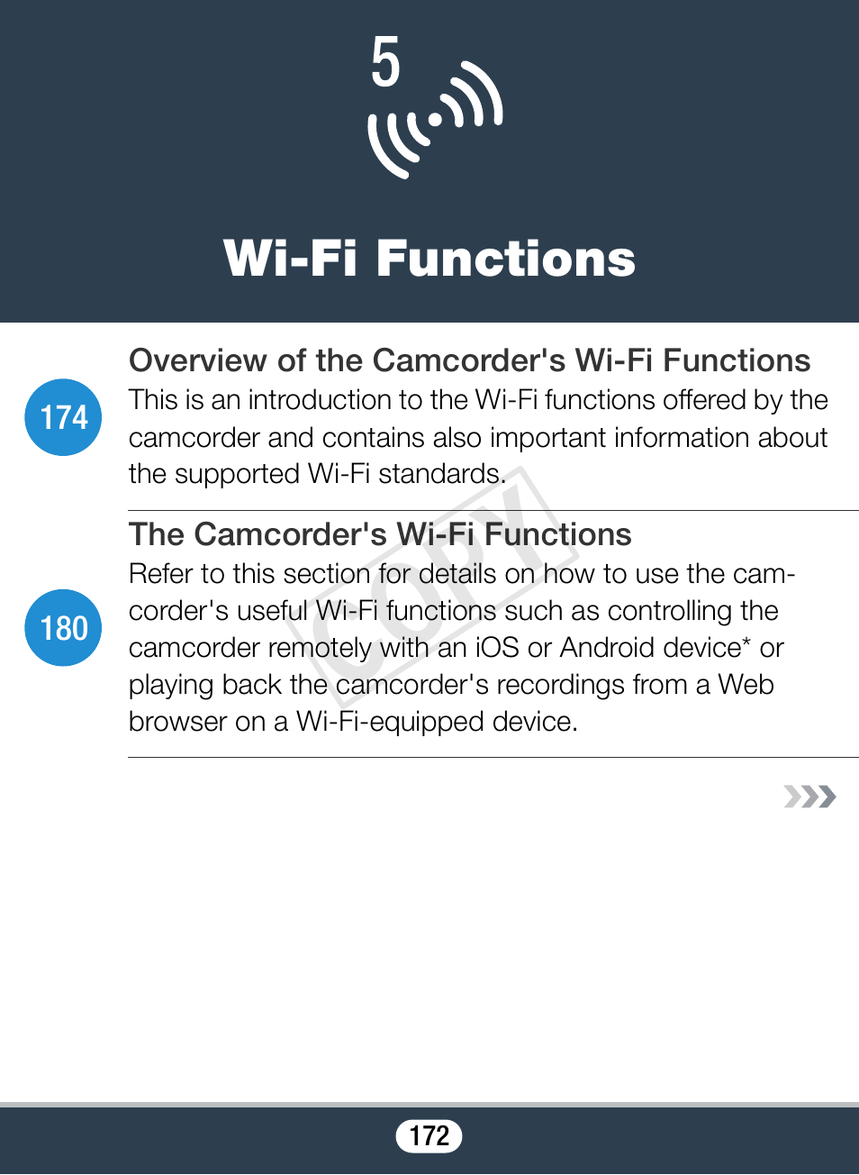 Wi-fi functions, Cop y | Canon VIXIA mini X User Manual | Page 172 / 310