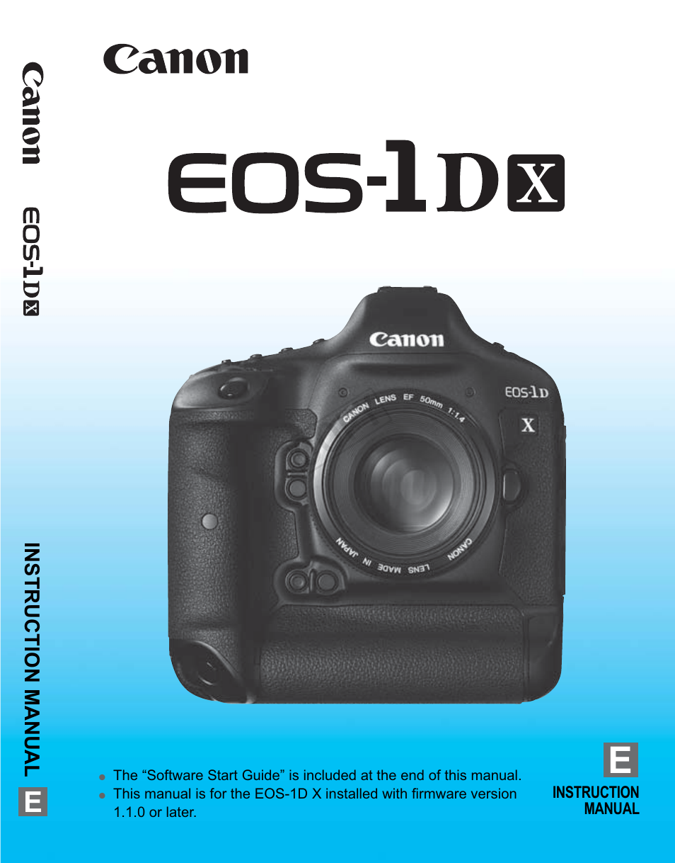 Canon EOS-1D C User Manual | 420 pages