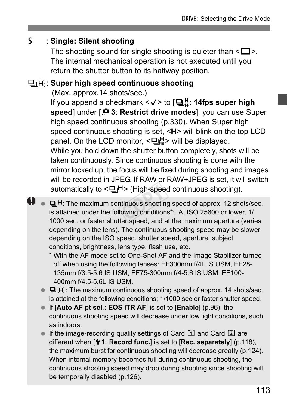 Cop y | Canon EOS-1D C User Manual | Page 113 / 420