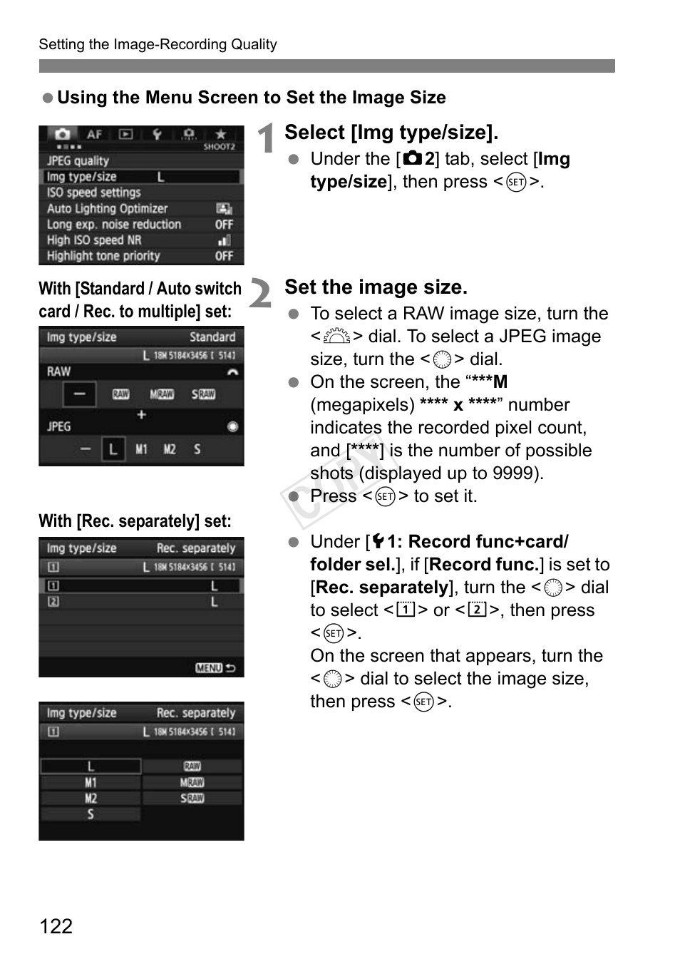 Cop y | Canon EOS-1D C User Manual | Page 122 / 420