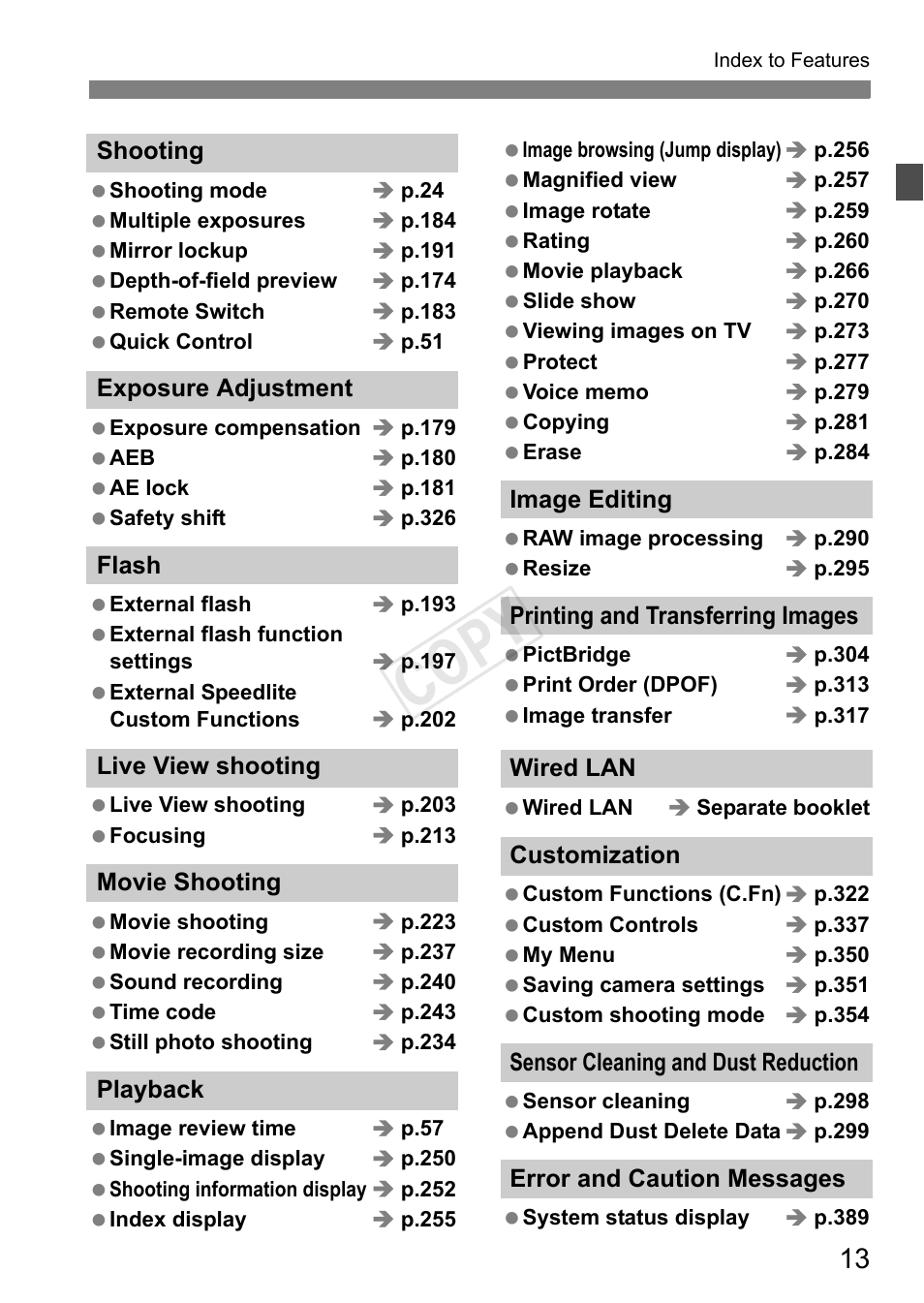 C op y | Canon EOS-1D C User Manual | Page 13 / 420