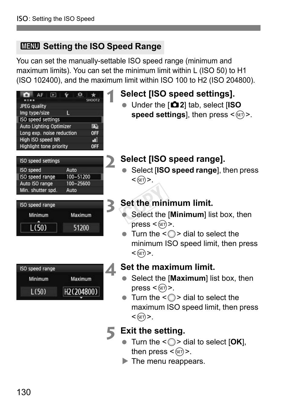 Cop y | Canon EOS-1D C User Manual | Page 130 / 420
