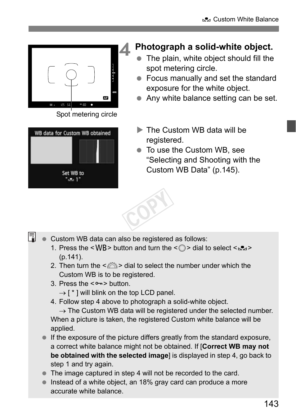Cop y | Canon EOS-1D C User Manual | Page 143 / 420