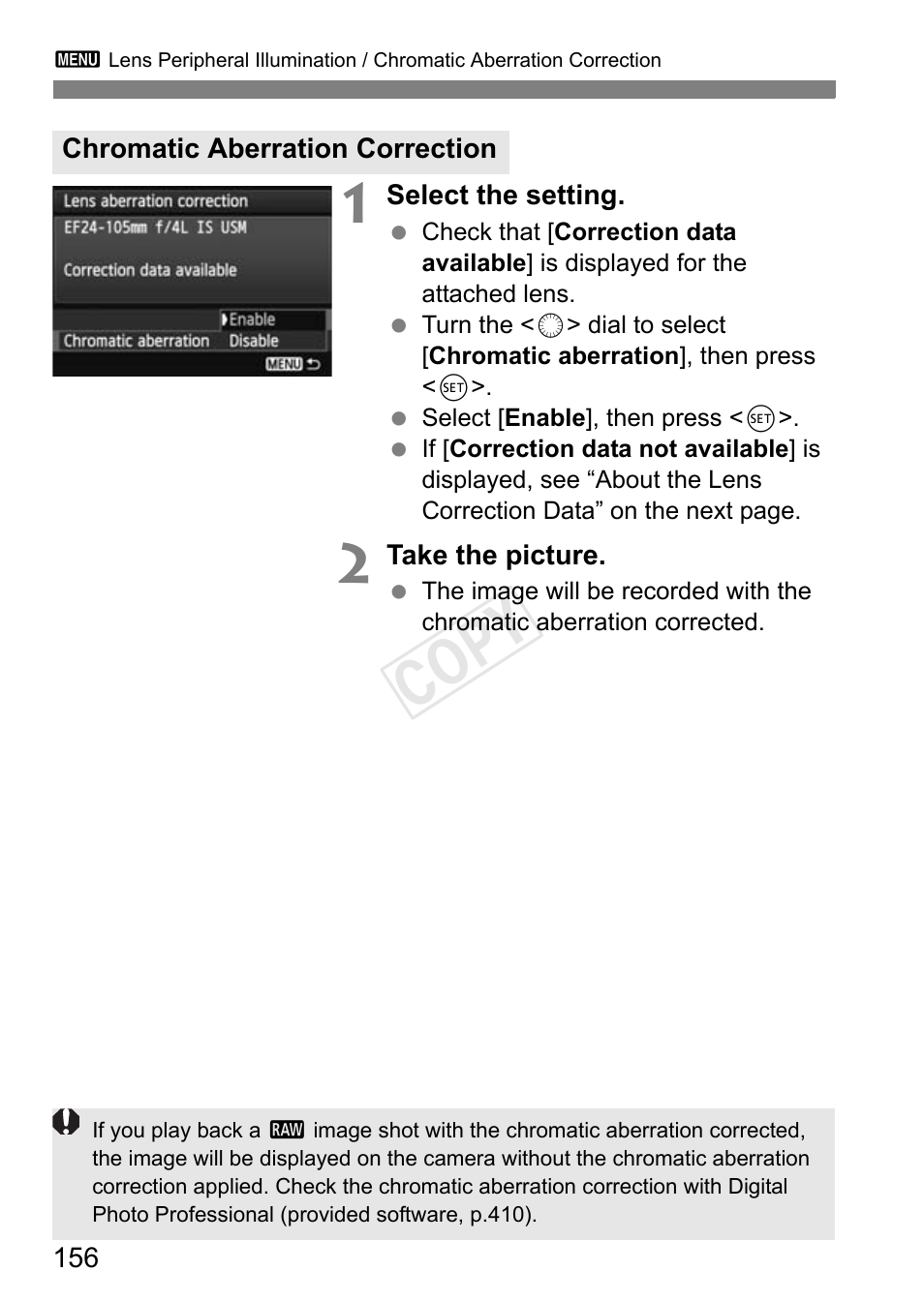P.156, Cop y | Canon EOS-1D C User Manual | Page 156 / 420