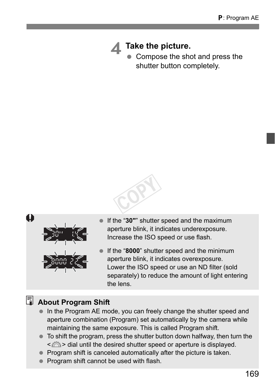 Cop y | Canon EOS-1D C User Manual | Page 169 / 420