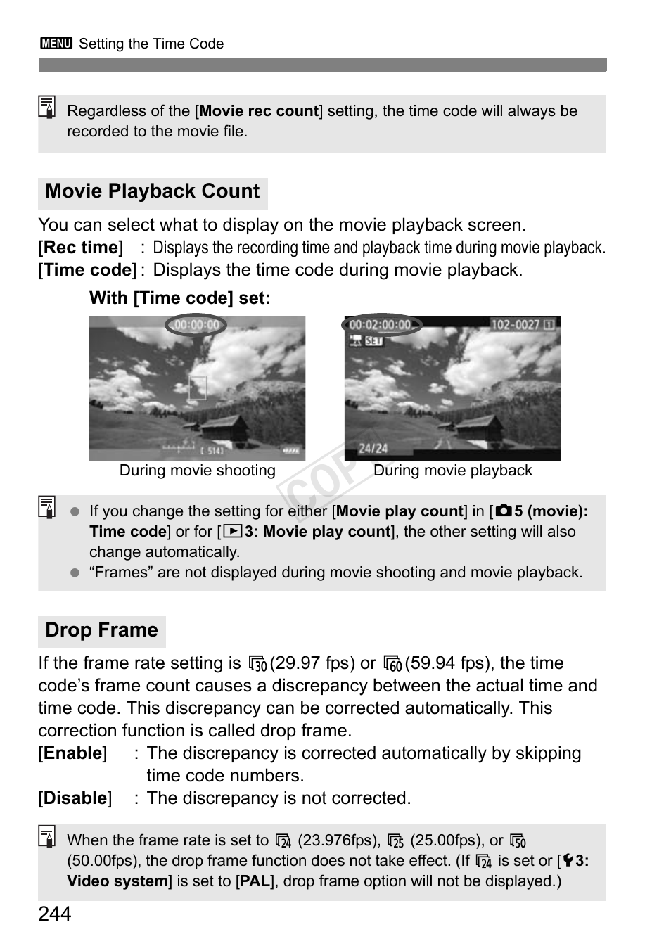 Cop y | Canon EOS-1D C User Manual | Page 244 / 420