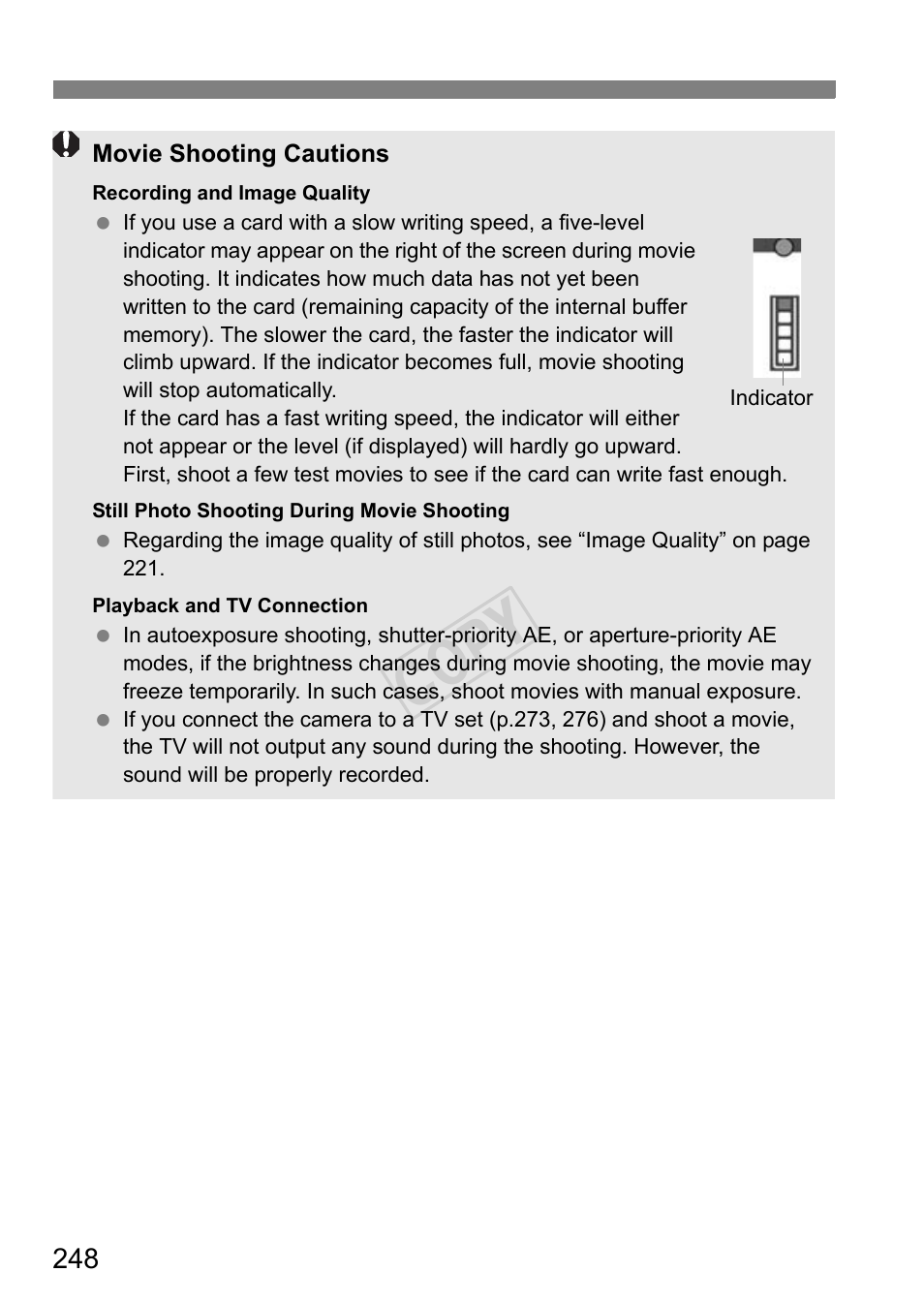 Cop y | Canon EOS-1D C User Manual | Page 248 / 420