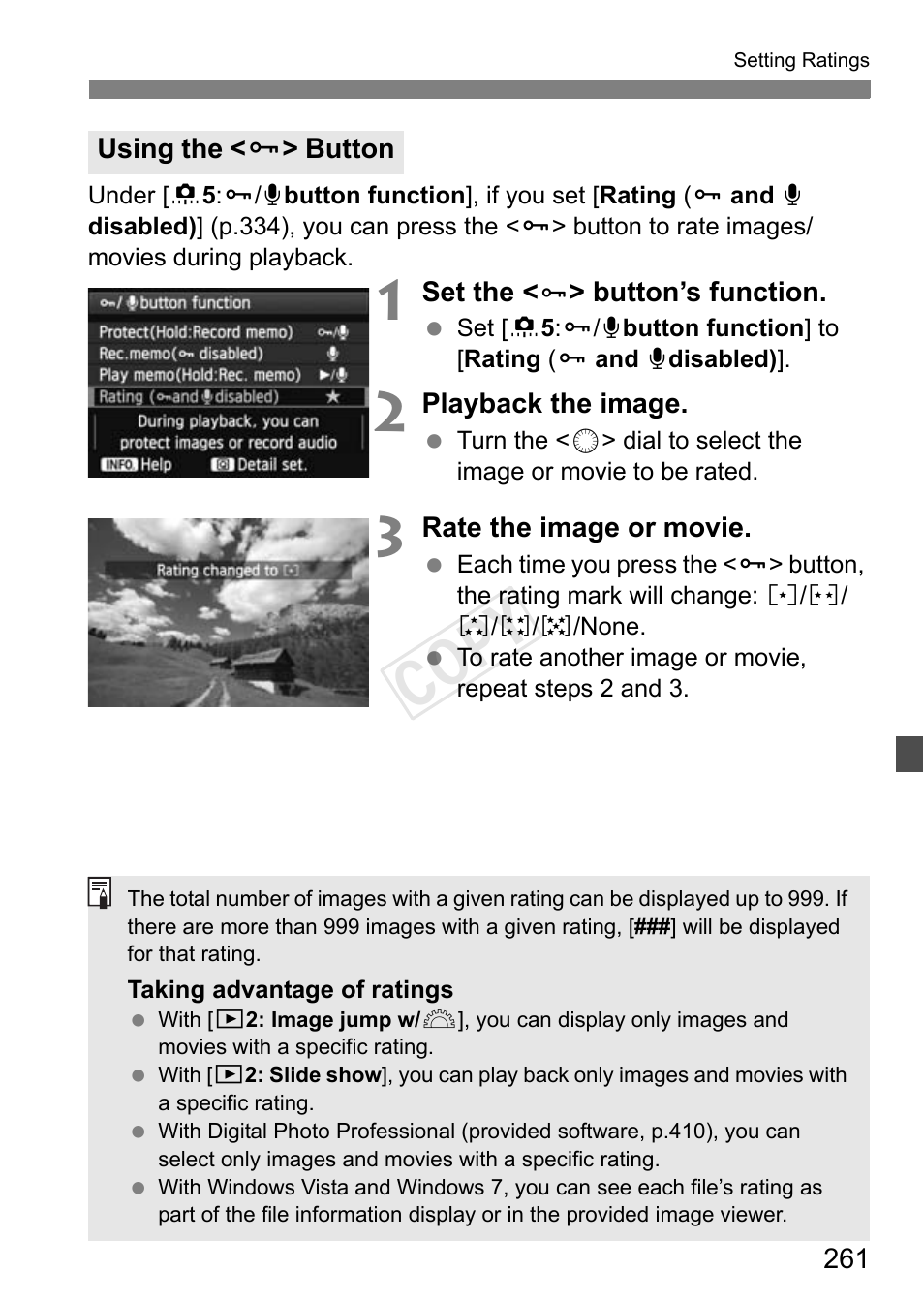 Cop y | Canon EOS-1D C User Manual | Page 261 / 420