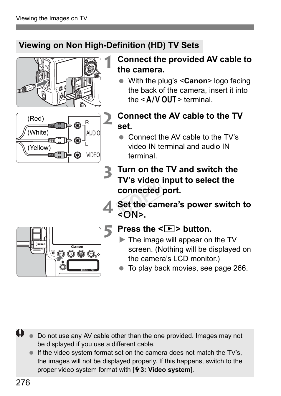 Cop y | Canon EOS-1D C User Manual | Page 276 / 420