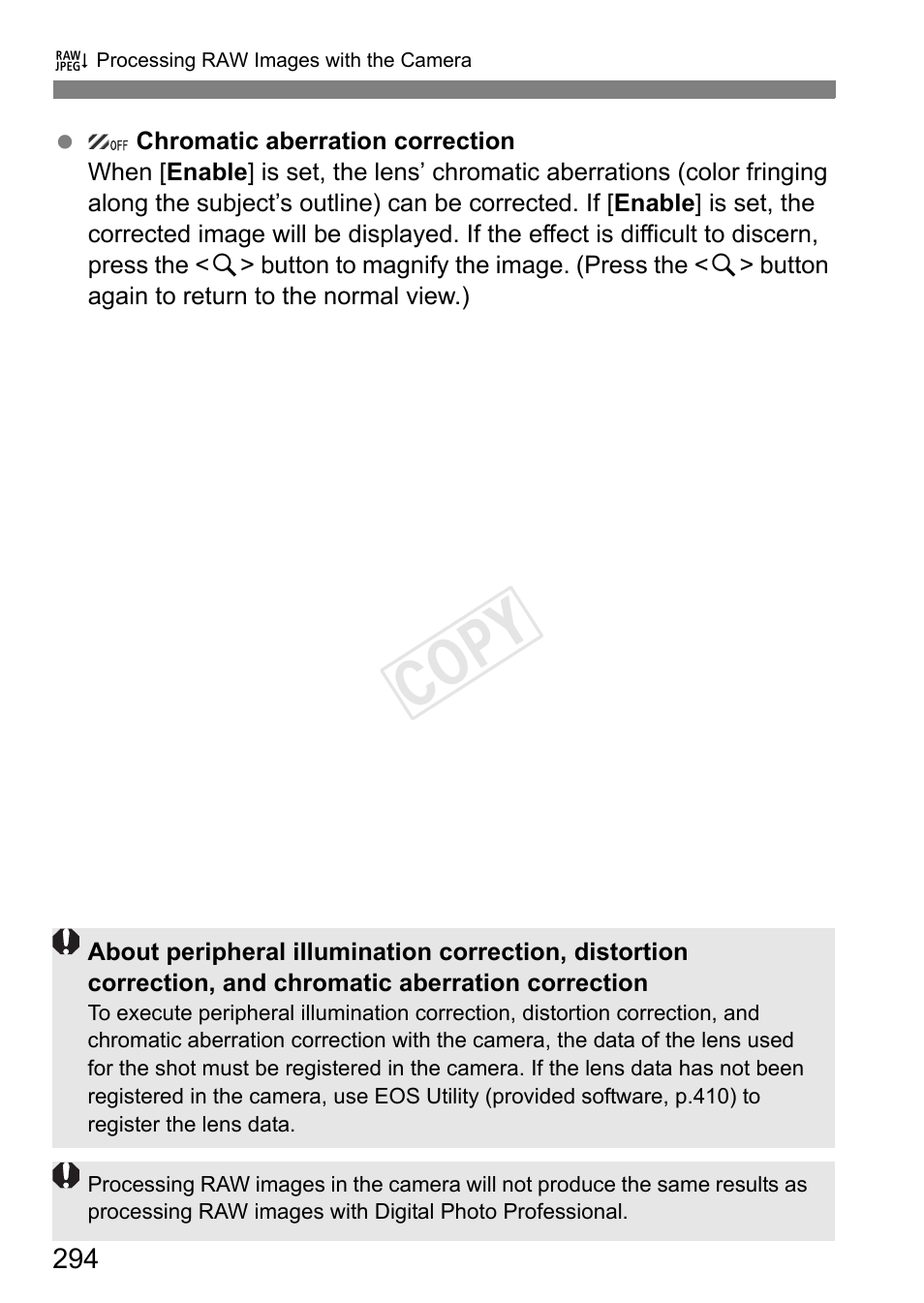 Cop y | Canon EOS-1D C User Manual | Page 294 / 420