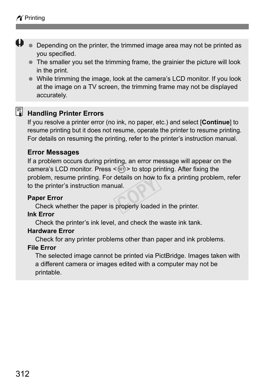 Cop y | Canon EOS-1D C User Manual | Page 312 / 420
