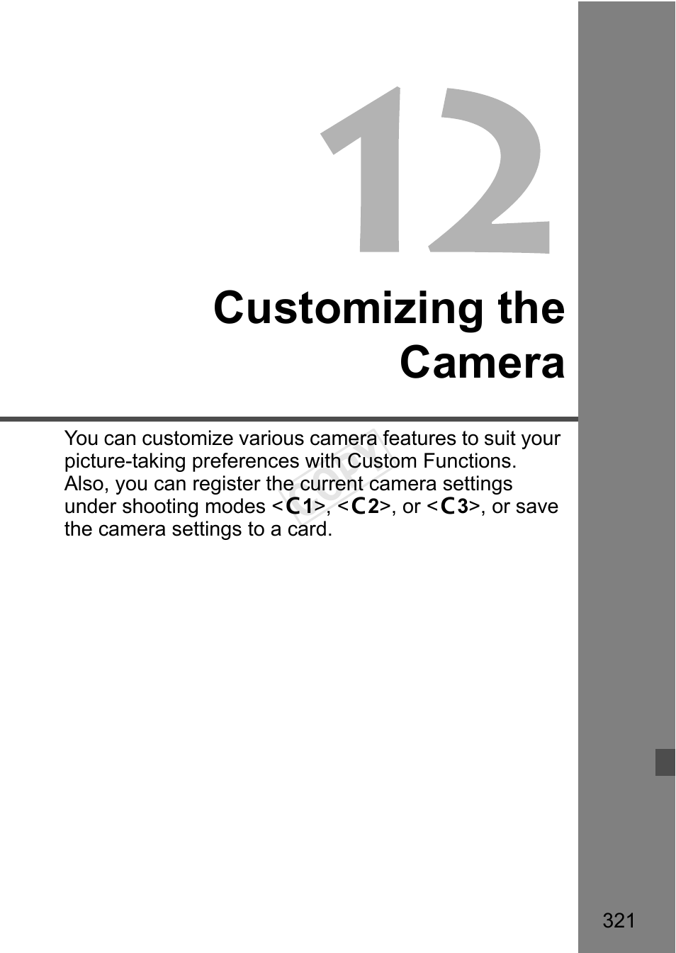 Customizing the camera, Cop y | Canon EOS-1D C User Manual | Page 321 / 420