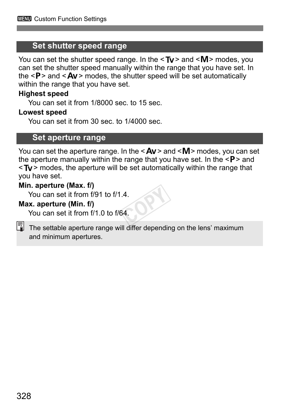 Cop y | Canon EOS-1D C User Manual | Page 328 / 420