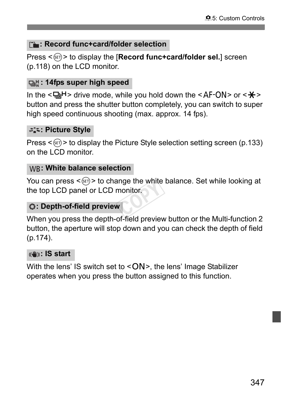 Cop y | Canon EOS-1D C User Manual | Page 347 / 420