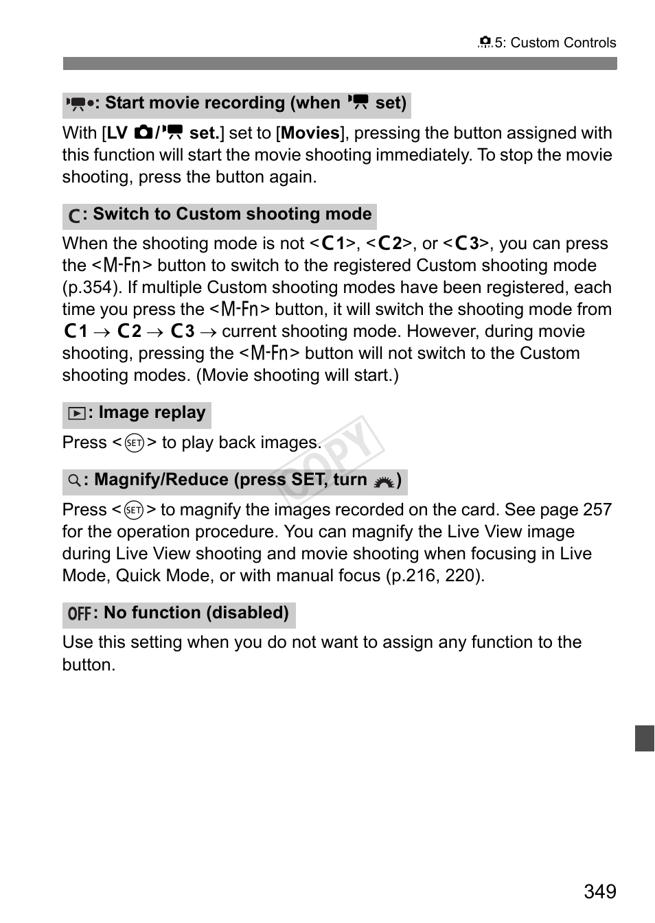 Cop y | Canon EOS-1D C User Manual | Page 349 / 420
