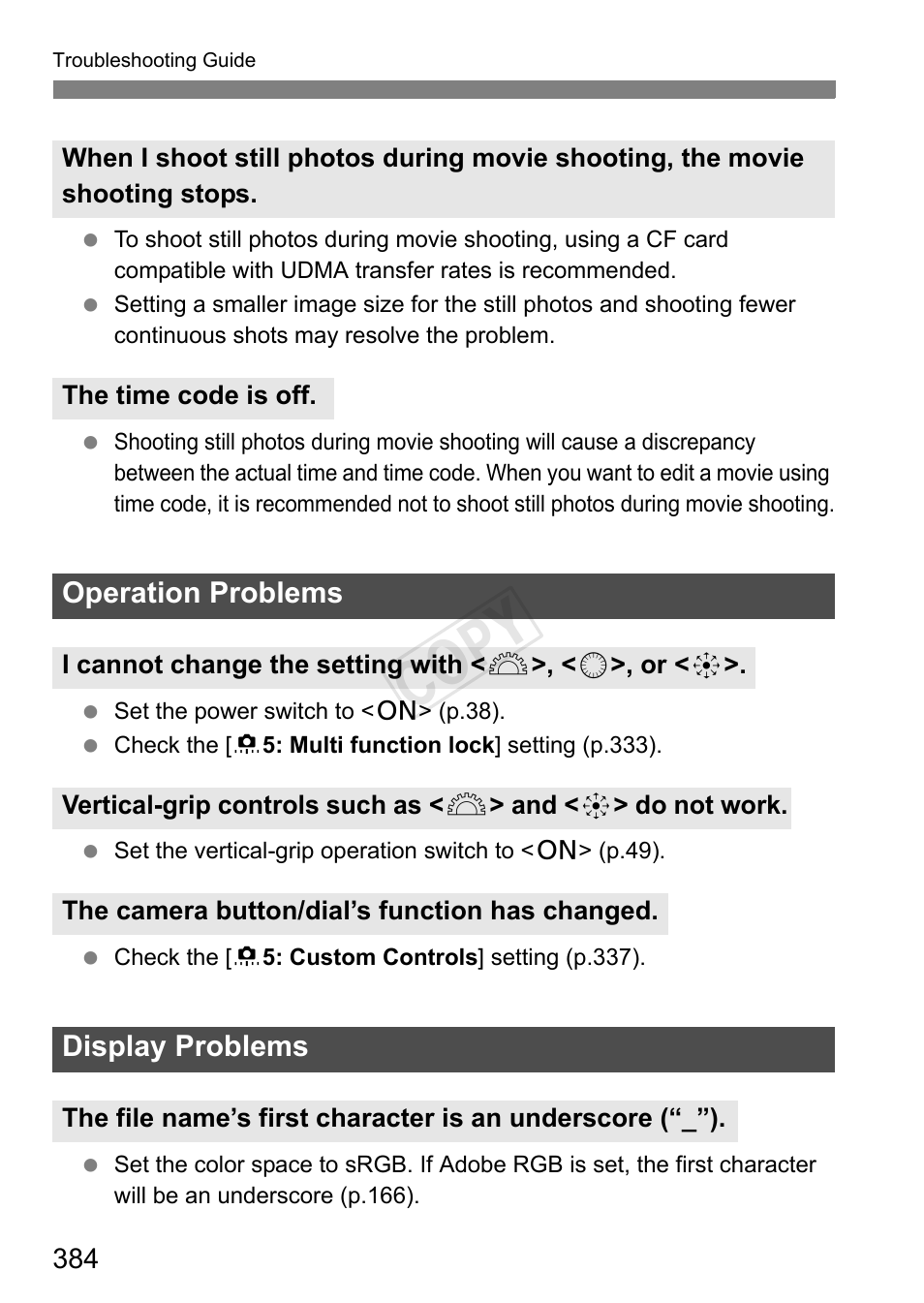 Cop y | Canon EOS-1D C User Manual | Page 384 / 420