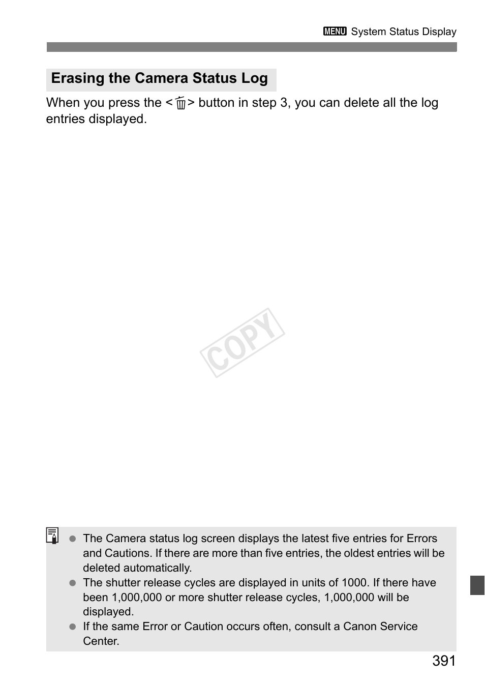 Cop y | Canon EOS-1D C User Manual | Page 391 / 420
