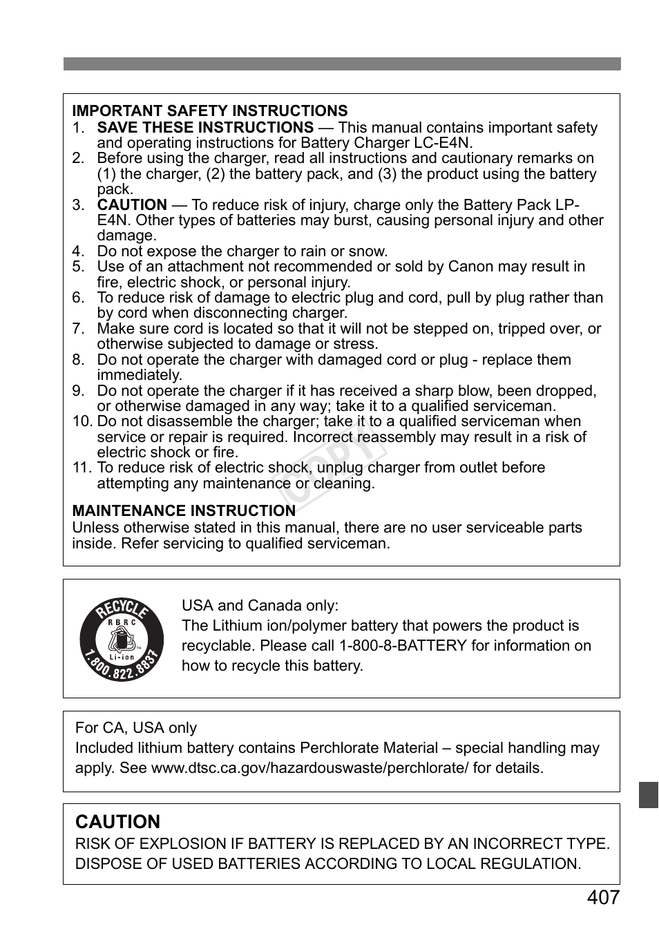 Cop y | Canon EOS-1D C User Manual | Page 407 / 420